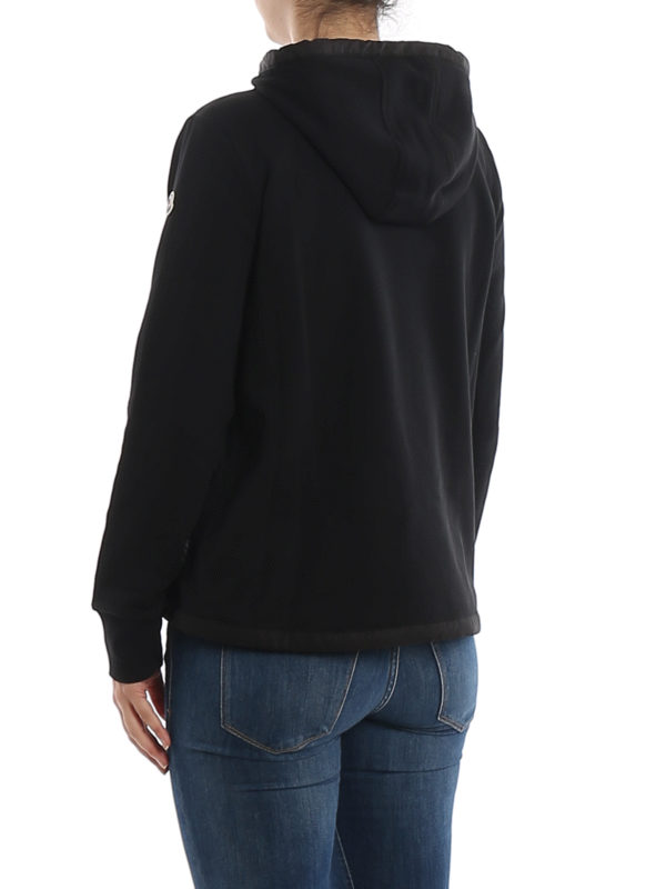 Padded front stretch cotton hooded jacket shop online: MONCLER