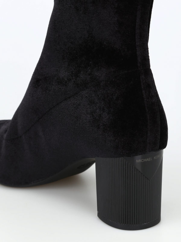 michael kors velvet boots