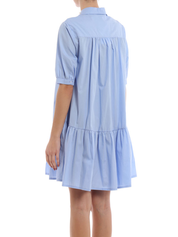 cotton peplum dress