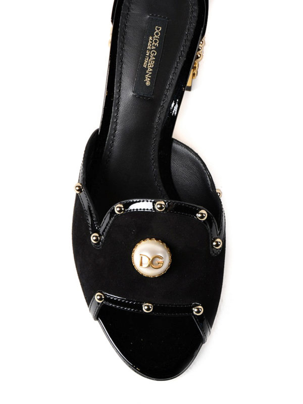 dolce and gabbana pearl sandals