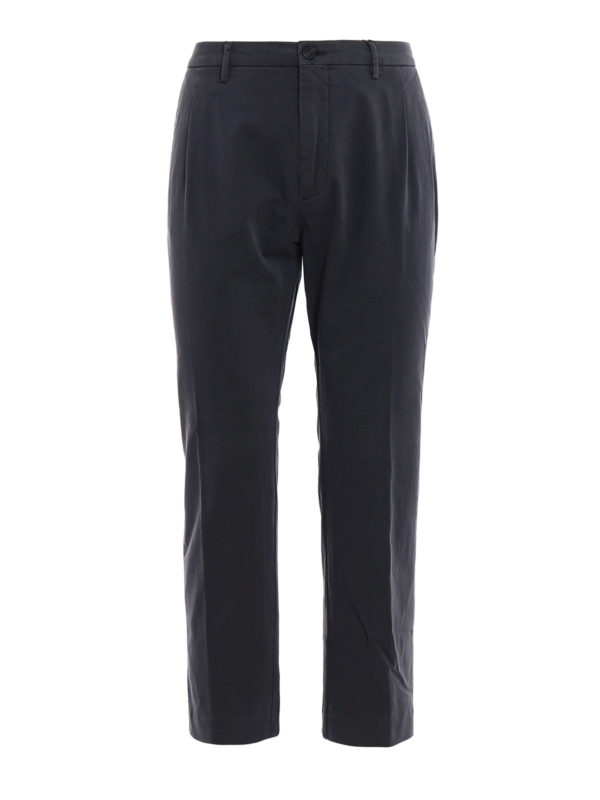 Efrem dark grey cropped chinos 