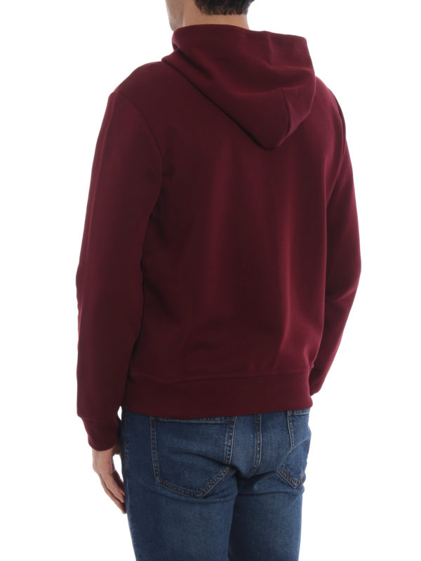 polo maroon hoodie