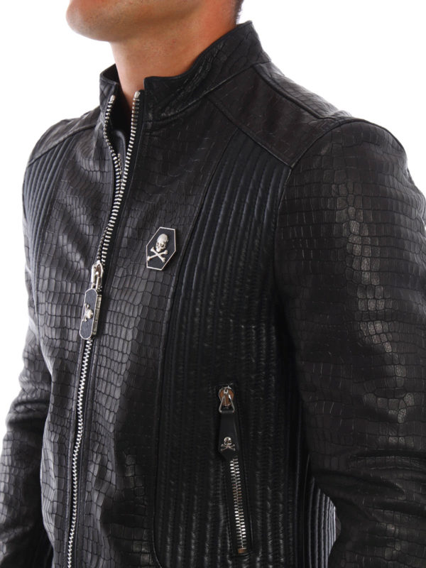 philipp plein croco jacket