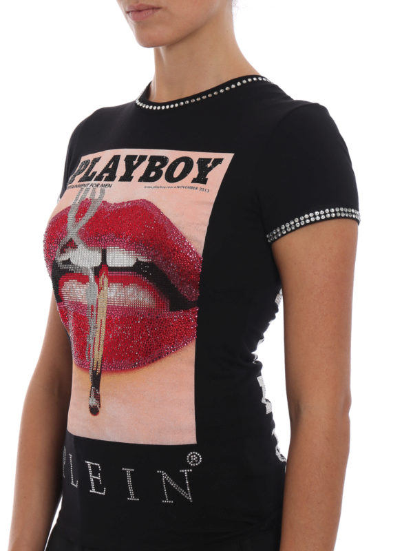 Rhinestone embellished Playboy T-shirt 