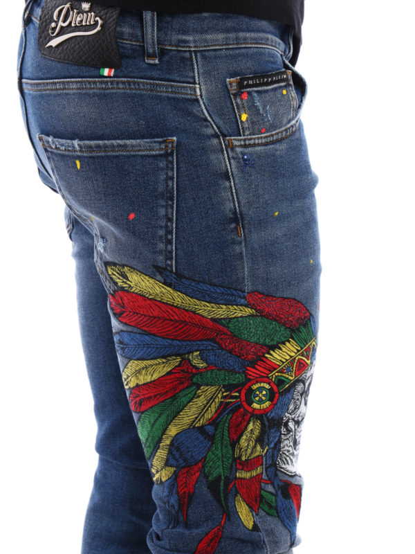 Jeans Rectos Philipp Plein - Vaqueros Rectos Twisted -