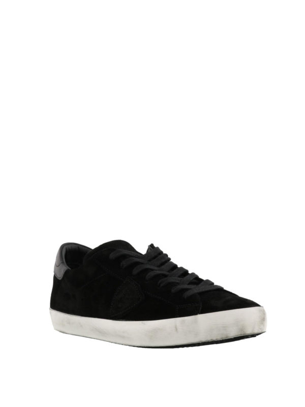 sneakers black suede