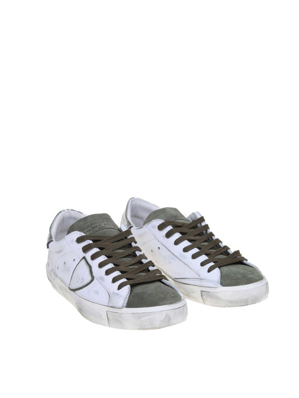 Philippe Model PARIS X Bianco / Argento - Scarpe Sneakers basse Donna  203,00 €