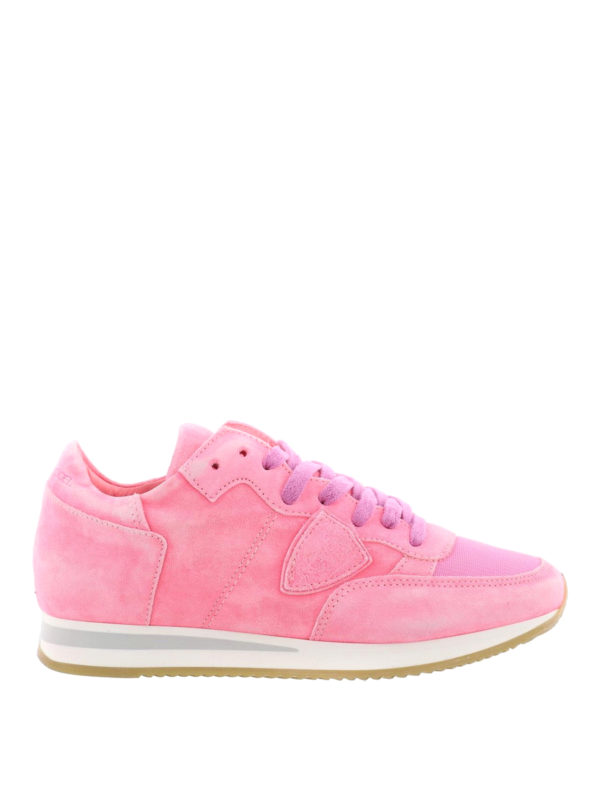 Trainers Philippe Model - Tropez pink suede sneakers - TRLDND04