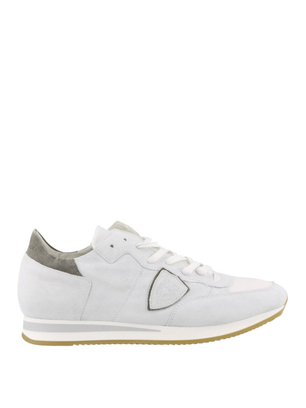 white suede trainers