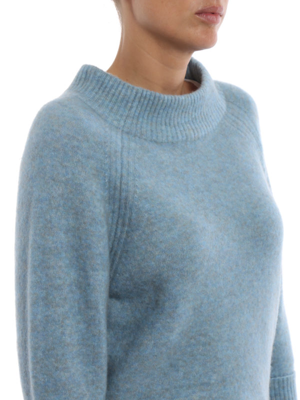 Download Phillip Lim - Light blue cropped soft sweater ...