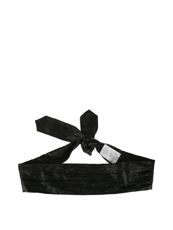 Philosophy di Lorenzo Serafini: belts - Laminated fabric belt