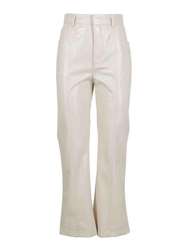 Leather trousers Philosophy di Lorenzo Serafini - Faux leather bootcut ...