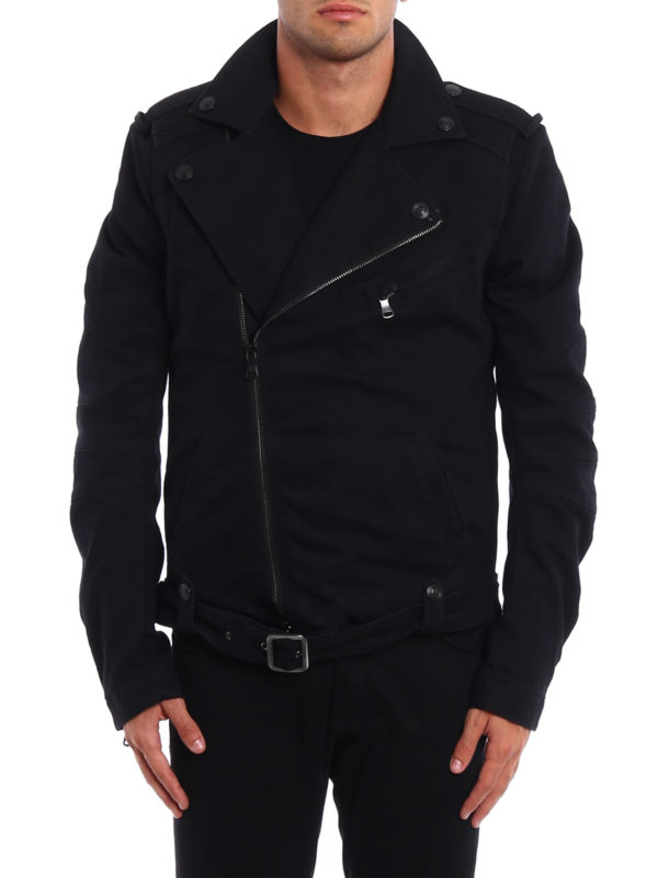 کاپشن بایکر Pierre Balmain - Dyed denim 