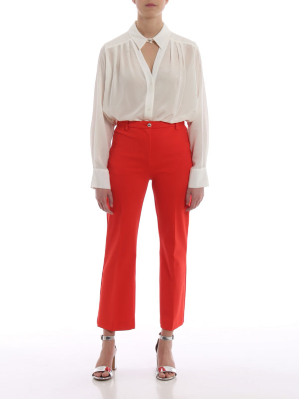 Ezio 9 coral red tech jersey pants 