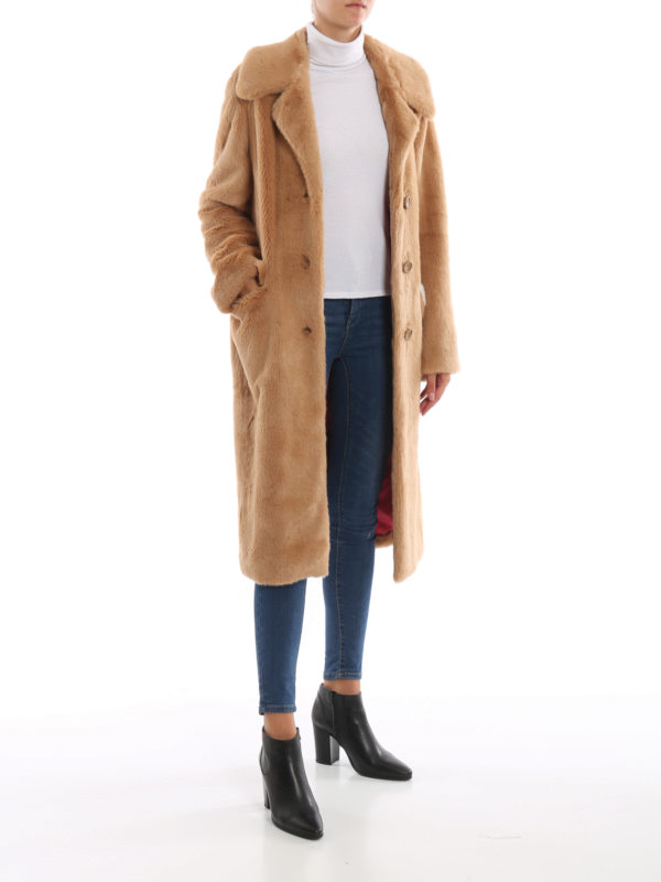 خز Pinko - Oziare fur effect coat 