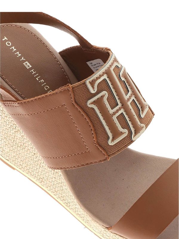 brown tommy hilfiger sandals