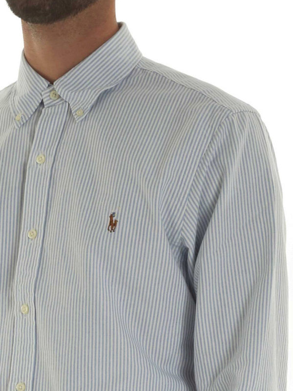 ralph lauren striped button up