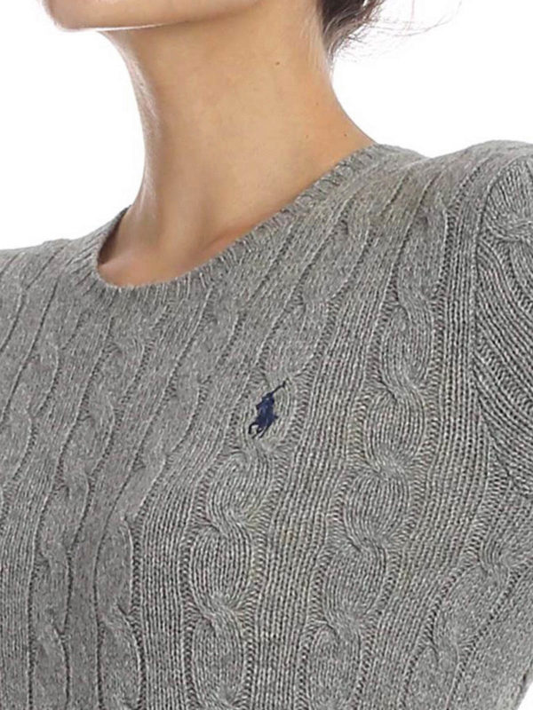 ralph lauren grey cashmere sweater