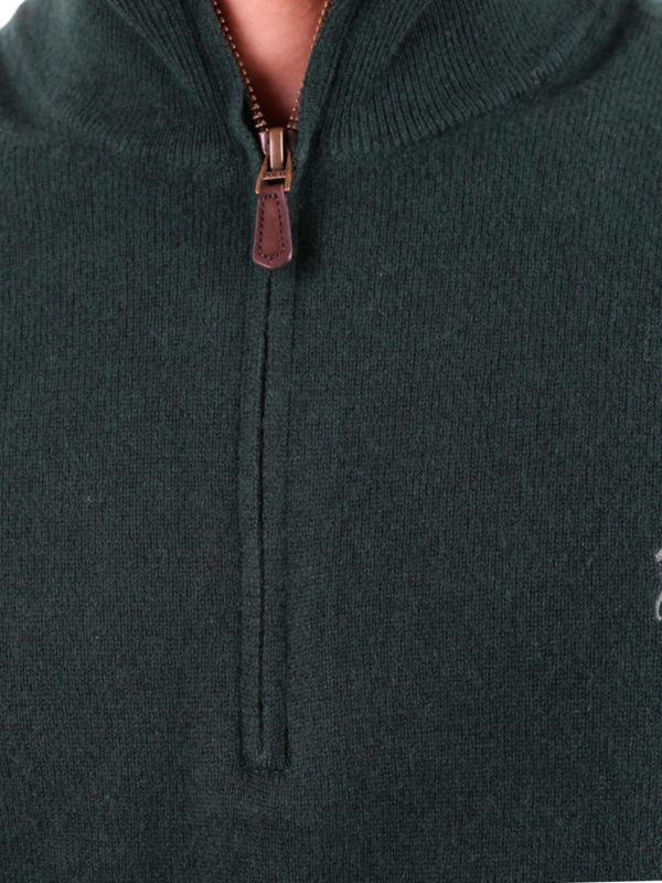 polo zip up turtleneck