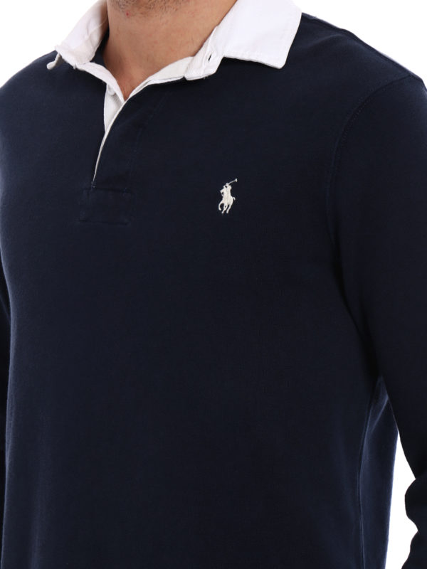 ralph lauren rugby shirt navy