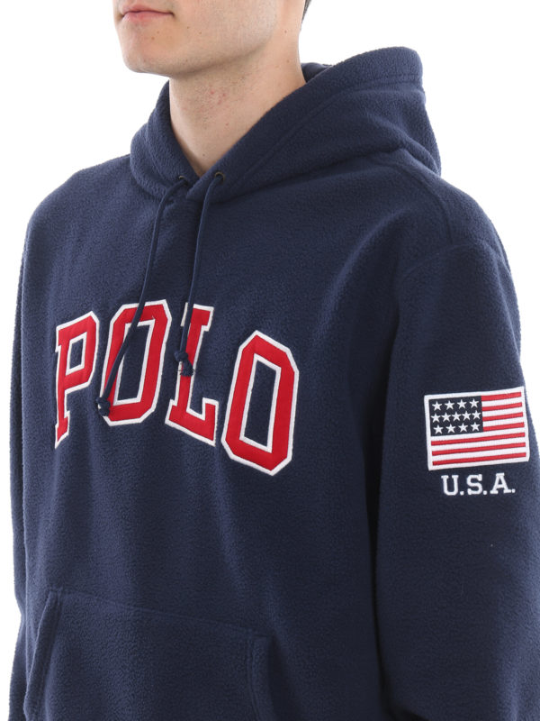 ralph lauren patch hoodie