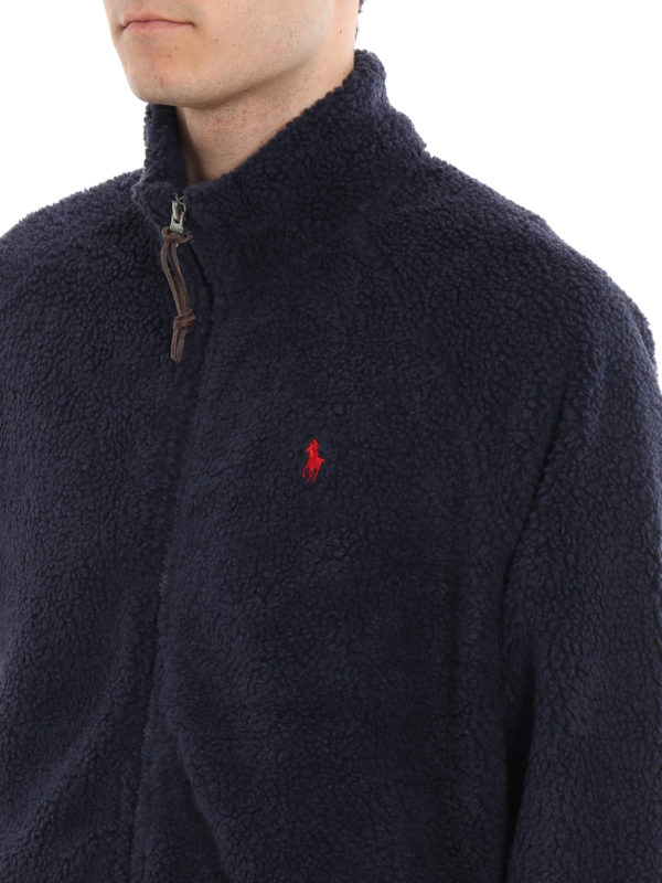 ralph lauren zip up jumper