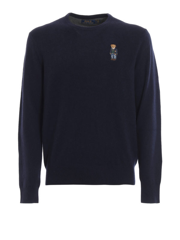 polo bear merino wool sweater