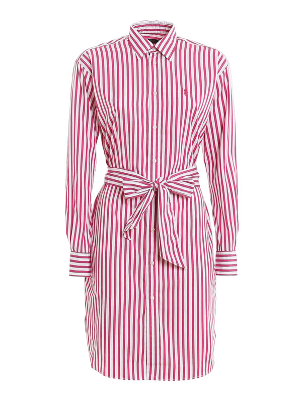 polo ralph lauren belted shirt dress