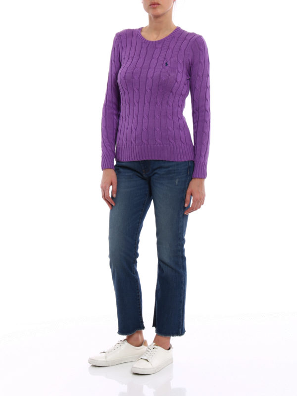 polo purple sweater