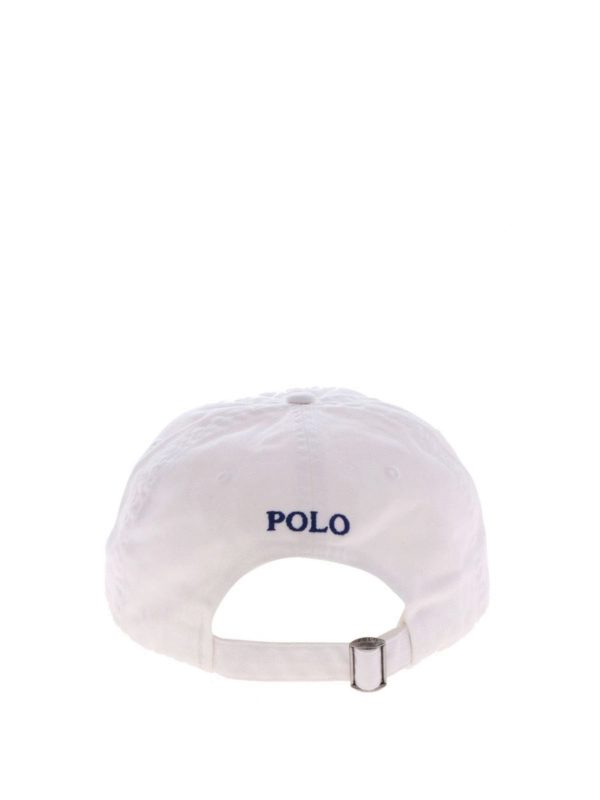 POLO RALPH LAUREN: hats & caps online - White baseball cap with logo