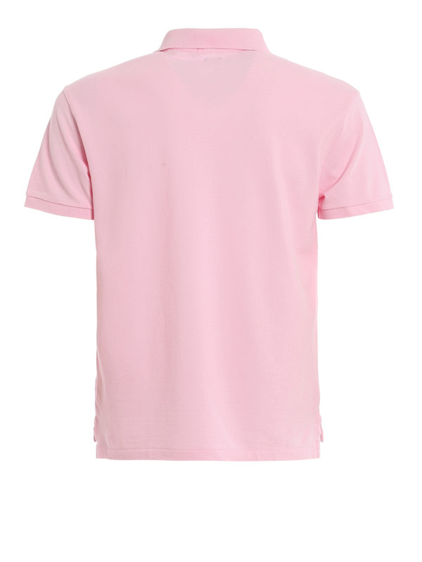 pink polo tee