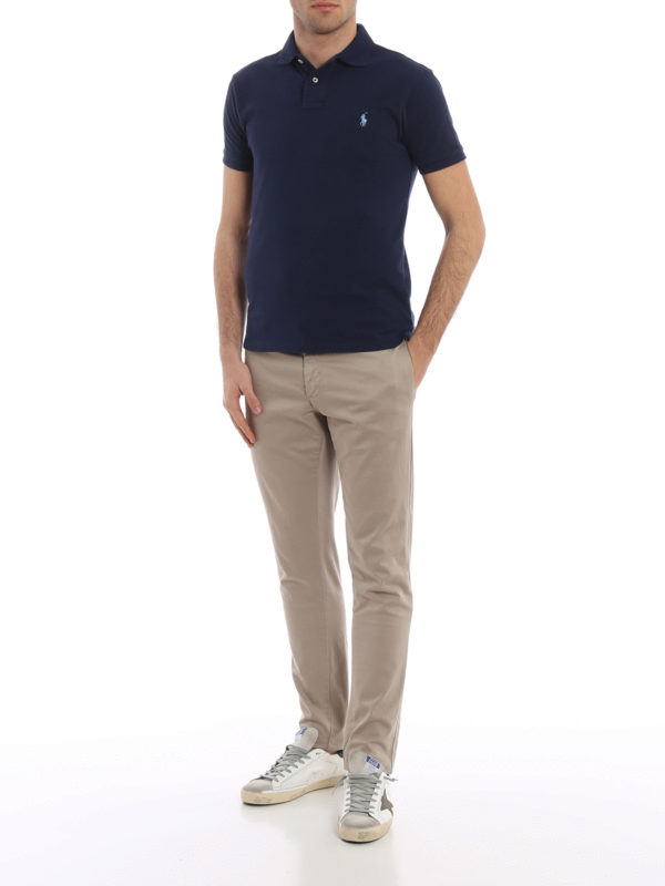 ralph lauren dark blue polo