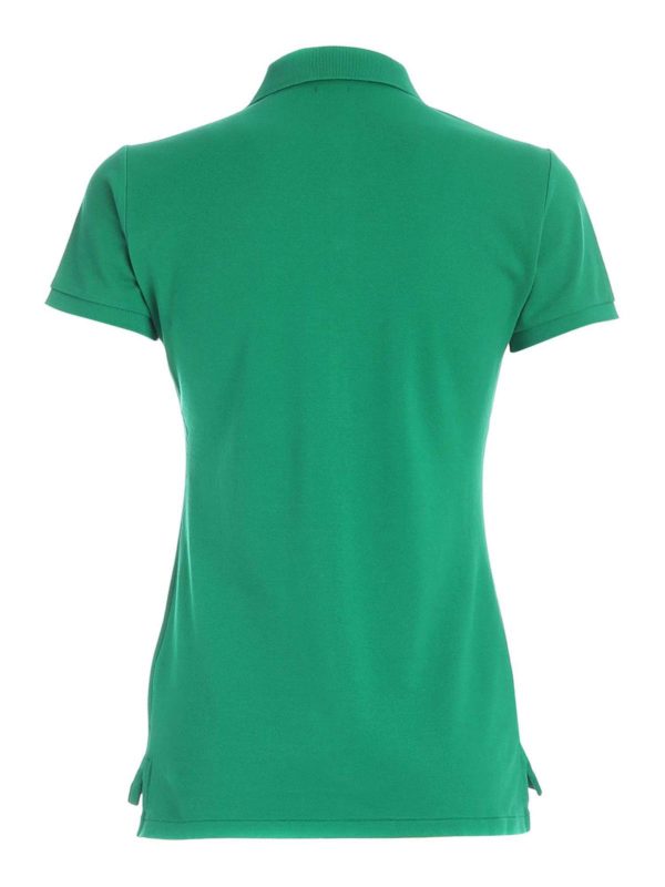 pine green polo shirt