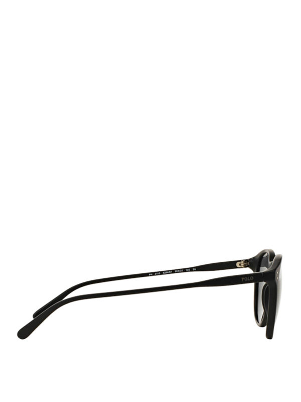 polo matte black glasses