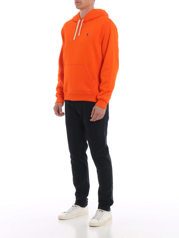 Sweatshirts & Sweaters Polo Ralph Lauren - Orange cotton blend hoodie -  710728760009