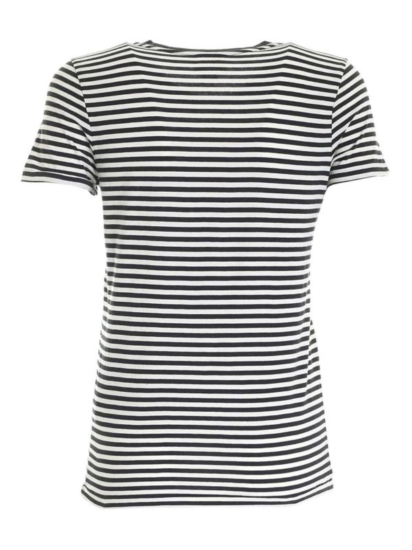 black and white striped ralph lauren shirt