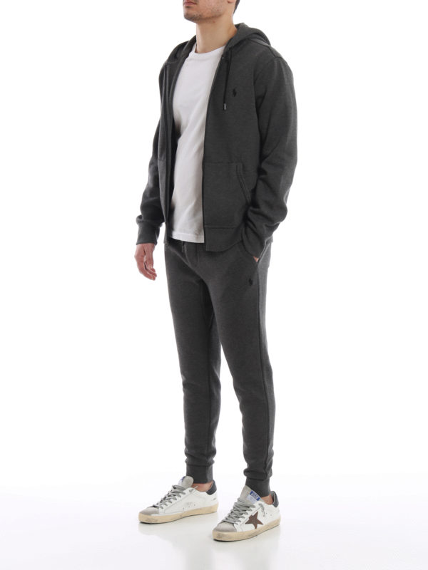 ralph lauren tracksuit grey mens