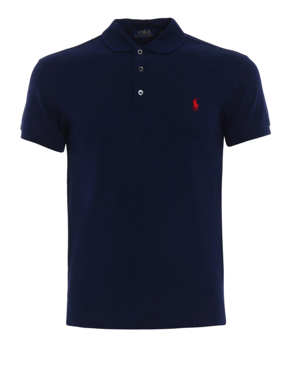 Polo shirts Polo Ralph Lauren - Red logo classic polo shirt - 710541705009