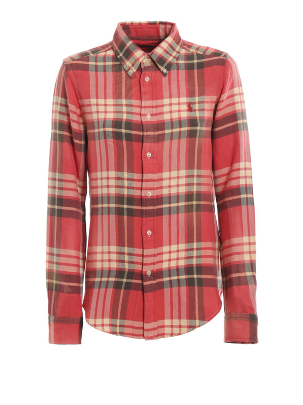 ralph lauren tartan shirt