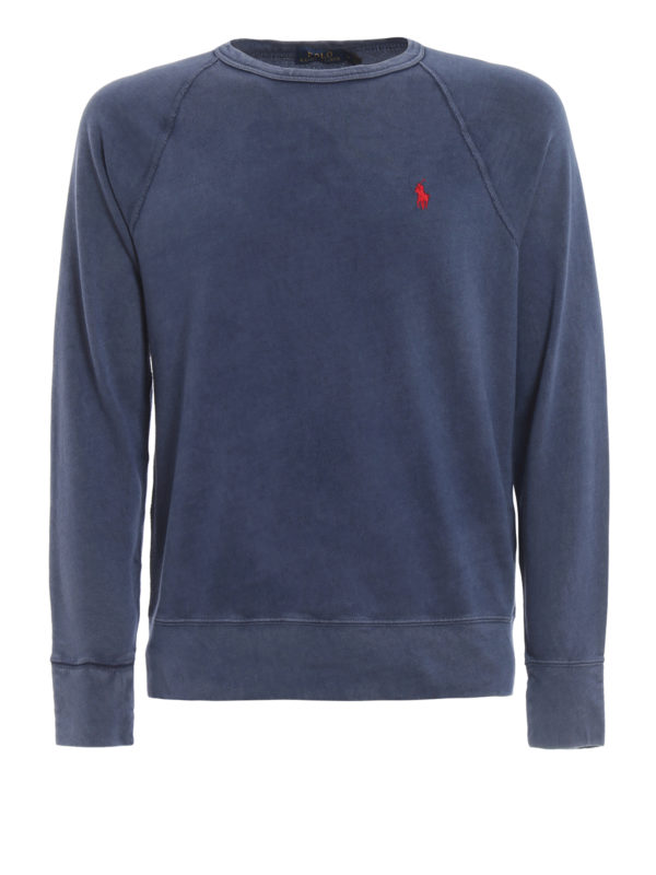 Sweatshirts & Sweaters Polo Ralph Lauren - Dark blue cotton sweatshirt ...