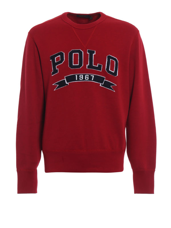 Polo Ralph Lauren - Polo 1967 red sweatshirt - Sweatshirts & Sweaters - 710722641003