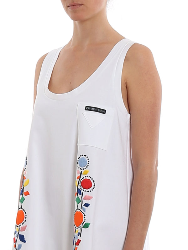 prada sleeveless dress