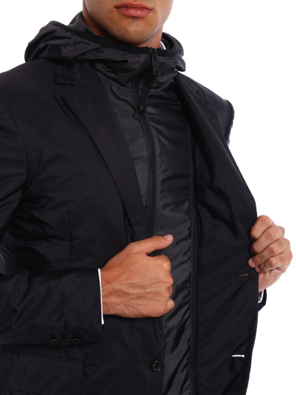 Extreme armoede stewardess De Alpen Casual jackets Prada - Nylon Piuma double front blazer - SD064Q04F002L