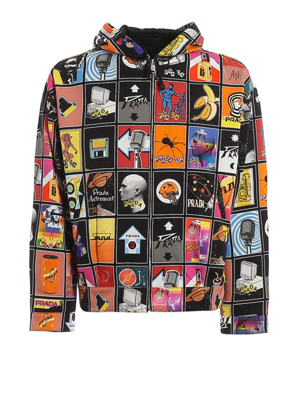 Casual jackets Prada - Patterned twill 