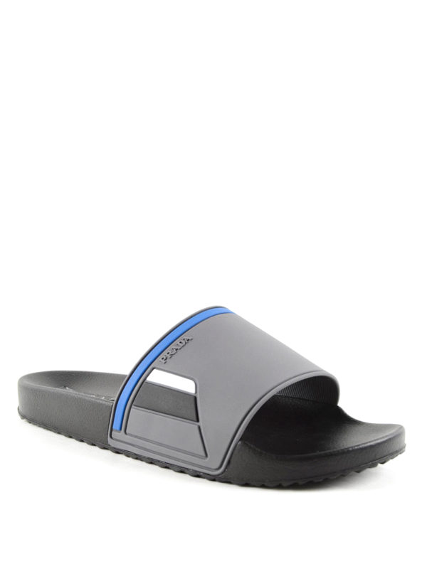 prada blue slides