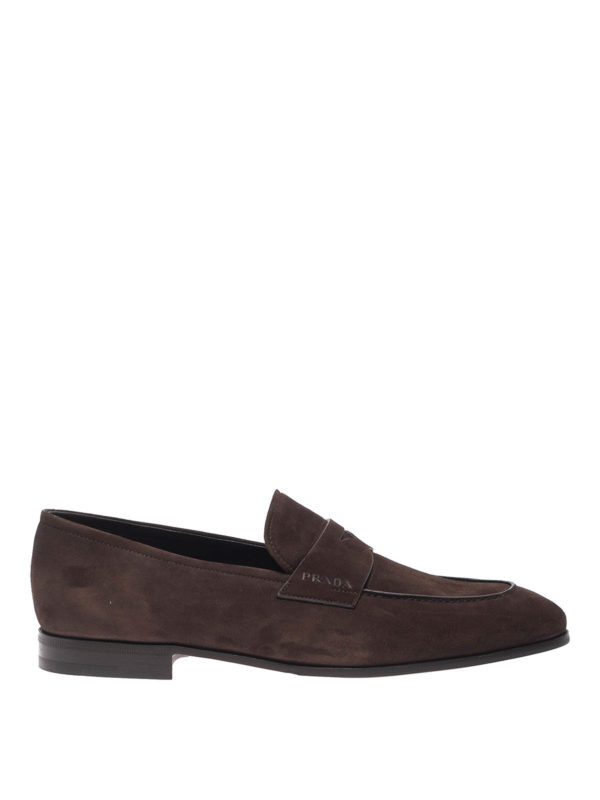 prada loafers suede