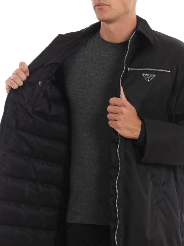 prada padded gabardine jacket