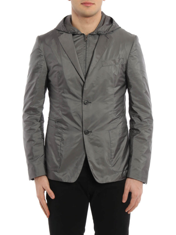 prada nylon blazer
