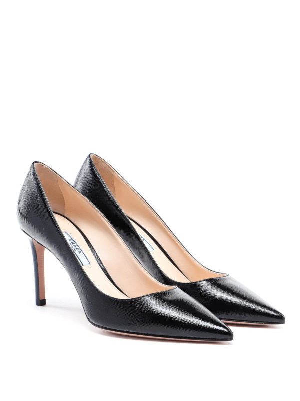 prada saffiano leather pumps