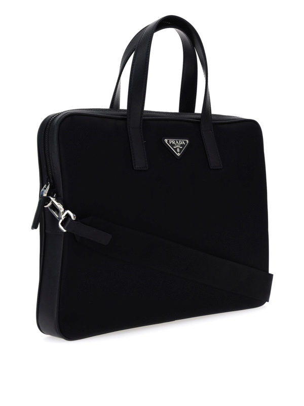 prada briefcase nylon
